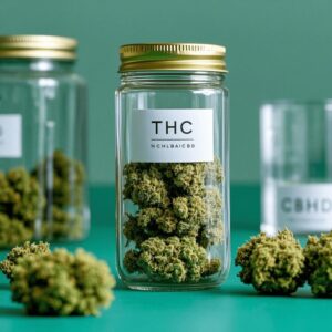 Glass flower Jars - Image 3