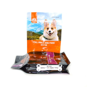 Glossy Stand Up Flat Bottom Pet Dog Food Packaging Bag Side Gusset Pouch 5KG 10KG 15KG 20KG 25KG