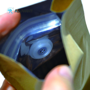 16oz 1lb 454gram Natural Kraft Coffee Pouches Resealable Coffee Bag with Valve Flat Bottom Pull Tab Zipper Bags - Image 3