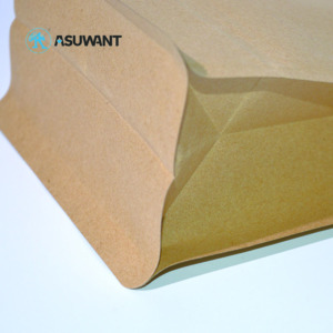 16oz 1lb 454gram Natural Kraft Coffee Pouches Resealable Coffee Bag with Valve Flat Bottom Pull Tab Zipper Bags - Image 4