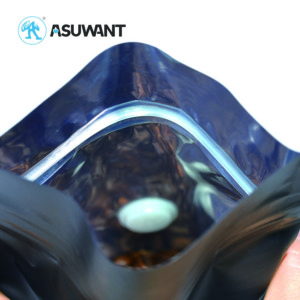 Recycle 250g 500g 1000g 2kg Eight Side Seal Flat Bottom Coffee Beans Packaging Bags With Valve And Zipper - Image 3