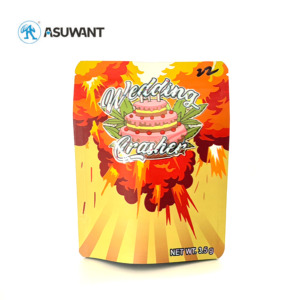 Edible Packaging Customised Printed Ziplock 3.5g 7g 14g 28g Pouch Smell Proof Edible Mylar 3.5 Bag - Image 7