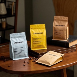 Coffee Bean Packaging 250g 500g 1kg Aluminium Foil Zip Coffee Bag with Valve - Image 5