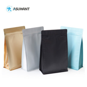 250g 500g 1kg Flat Bottom Coffee Pouches Empty Coffee Bean Tea Food Packaging Pouch Bag Supplier - Image 4