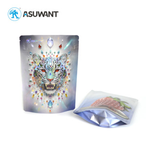 Digital Print Packaging Bag Custom Varnish Holographic Spot UV Braille Variable QR Emboss Flexible Food  Bags No Plate Mold Cost
